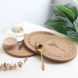 Maxbell Wood Coaster Round Table Mat Placemat Tableware For Home Kitchen Tower