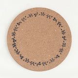 Maxbell Wood Coaster Round Table Mat Placemat Tableware For Home Kitchen Flower Lace