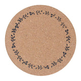 Maxbell Wood Coaster Round Table Mat Placemat Tableware For Home Kitchen Flower Lace