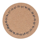 Maxbell Wood Coaster Round Table Mat Placemat Tableware For Home Kitchen Flower Lace