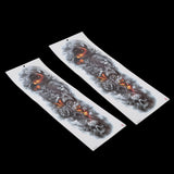 Maxbell 2Pcs Realistic 3D Waterproof Tattoo Arm Sleeves Stickers for Men Women 064