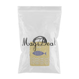 Maxbell Lunch Bags Canvas Insulated Waterproof Aluminum Foil sticker fish yellow