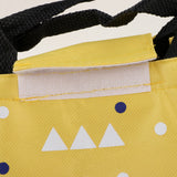 Maxbell Lunch Bags Canvas Insulated Waterproof Aluminum Foil sticker fish yellow