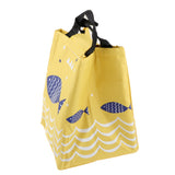 Maxbell Lunch Bags Canvas Insulated Waterproof Aluminum Foil sticker fish yellow