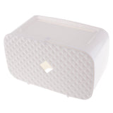 Maxbell Nail Free Trackless Wall Plastic Bathroom Tissue Paper Holder Box White