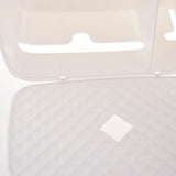 Maxbell Nail Free Trackless Wall Plastic Bathroom Tissue Paper Holder Box White