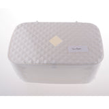 Maxbell Nail Free Trackless Wall Plastic Bathroom Tissue Paper Holder Box White
