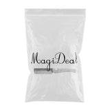 Maxbell Pocket Stainless Steel Folding Mustache Grooming Comb Hair Styling Comb Black