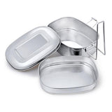 Maxbell Stainless Steel Food Container Salads Bento Lunch Box Double medium