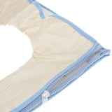 Maxbell Bathroom Soft Washable Cloth Toilet Seat Cover Pads HJY-6262 light blue