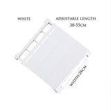 Maxbell Expandable Shelf Closet Organizer Storage Adjustable Rack Rod White 38-55cm