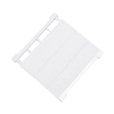 Maxbell Expandable Shelf Closet Organizer Storage Adjustable Rack Rod White 38-55cm