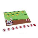 Maxbell Number Matching Teaching Aids Math Game Educational Toys Rabbit eat radishes