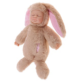 Maxbell Soft Appease Rabbit Stuffed Plush Doll Reborn Sleeping Baby Doll Xmas Gift