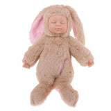 Maxbell Soft Appease Rabbit Stuffed Plush Doll Reborn Sleeping Baby Doll Xmas Gift