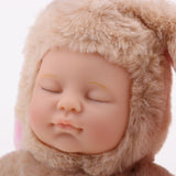 Maxbell Soft Appease Rabbit Stuffed Plush Doll Reborn Sleeping Baby Doll Xmas Gift