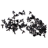 Maxbell 100pcs 8mm Plastic Safety Eyeballs Eyes DIY Craft Toys Accs Black & White