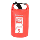 Maxbell Waterproof Storage Dry Bag for Beach Dive Swimming Kayak Rafting Red 5L