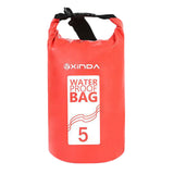 Maxbell Waterproof Storage Dry Bag for Beach Dive Swimming Kayak Rafting Red 5L