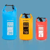 Maxbell Waterproof Storage Dry Bag for Beach Dive Swimming Kayak Rafting Red 5L