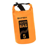 Maxbell Waterproof Storage Dry Bag for Beach Dive Swimming Kayak Rafting Orange 5L