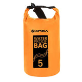 Maxbell Waterproof Storage Dry Bag for Beach Dive Swimming Kayak Rafting Orange 5L