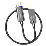 Maxbell 1.5M Micro USB Charge QC 3.0 Fast Charge Data Cable for Android Phone Black