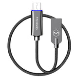 Maxbell 1.5M Micro USB Charge QC 3.0 Fast Charge Data Cable for Android Phone Black