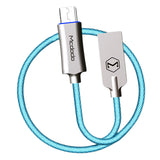 Maxbell 1M Micro USB Charge QC 3.0 Fast Charge Data Cable for Android Phone Blue