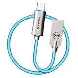 Maxbell 1M Micro USB Charge QC 3.0 Fast Charge Data Cable for Android Phone Blue