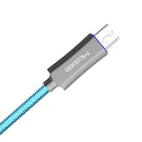 Maxbell 1M Micro USB Charge QC 3.0 Fast Charge Data Cable for Android Phone Blue