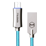 Maxbell 1M Micro USB Charge QC 3.0 Fast Charge Data Cable for Android Phone Blue