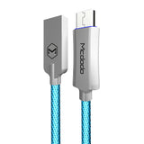 Maxbell 1M Micro USB Charge QC 3.0 Fast Charge Data Cable for Android Phone Blue