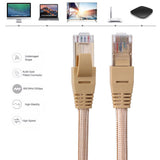 Maxbell Cat7 Ethernet Cable Lan Network RJ45 Patch Cable For PC Laptop 10Gbps 0.3Meter