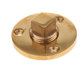 Maxbell Boat Marine Garboard Drain Plug Machined Brass Fits 1