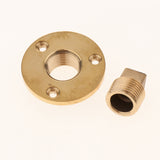 Maxbell Boat Marine Garboard Drain Plug Machined Brass Fits 1"Diameter Hole 1/2''NPT