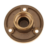 Maxbell Boat Marine Garboard Drain Plug Machined Brass Fits 1"Diameter Hole 1/2''NPT