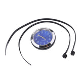 Maxbell Motorcycle Bike Dial Clock Watch Thermometer Hygrometer Clock - Blue