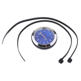 Maxbell Motorcycle Bike Dial Clock Watch Thermometer Hygrometer Clock - Blue