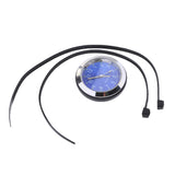 Maxbell Motorcycle Bike Dial Clock Watch Thermometer Hygrometer Clock - Blue