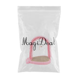 Maxbell Pet Cat Grooming Arch Massager Brush & Scratching Pad Toy w/ Catnip 3 Colors Pink