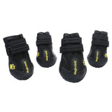 Maxbell 4 Pcs Pet Dog Shoes Boots Waterproof Pet Paw Protector Dog Shoes  Black L