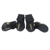 Maxbell 4 Pcs Pet Dog Shoes Boots Waterproof Pet Paw Protector Dog Shoes  Black L