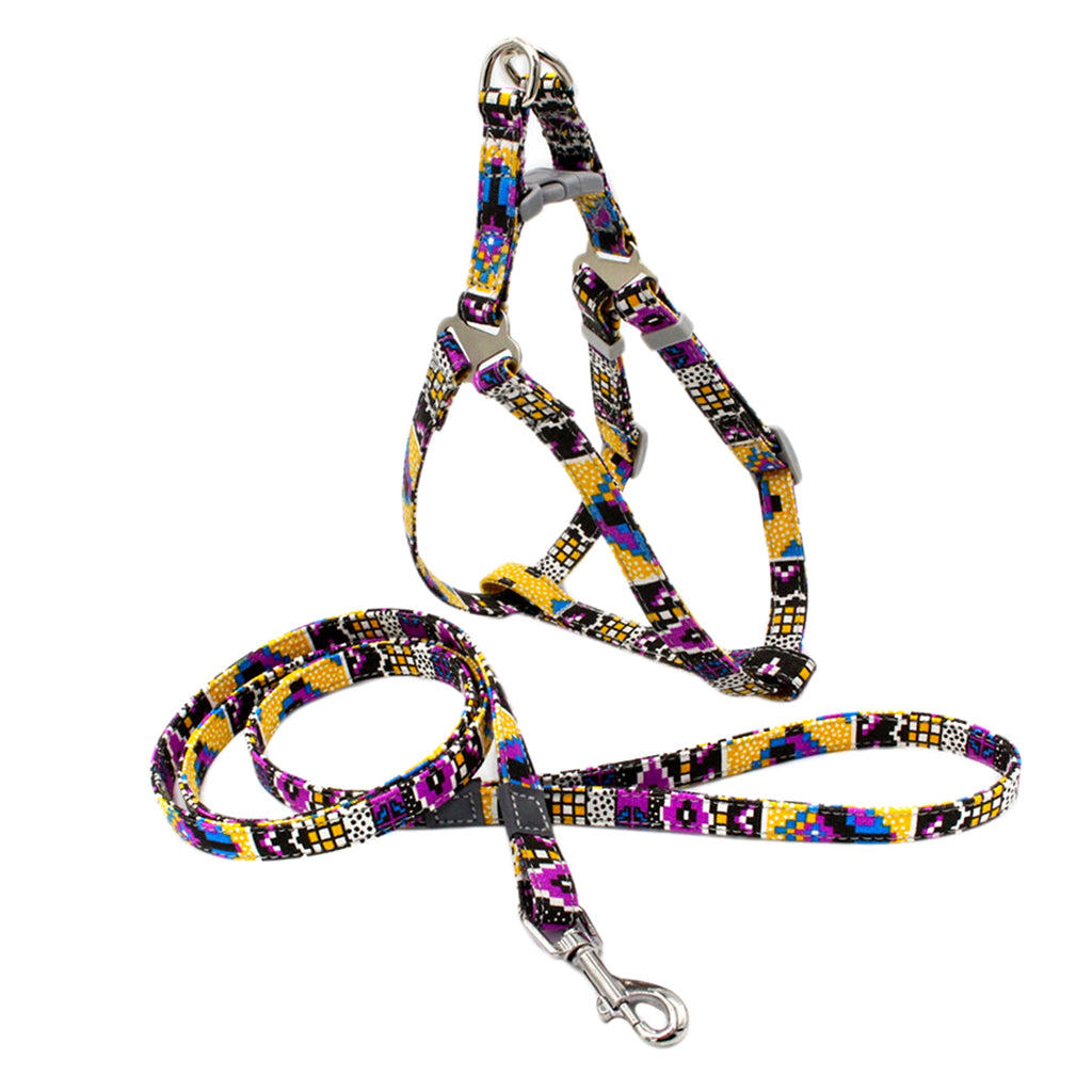 Maxbell Pet Harness Vest Set Pet Walking Leash for Small Animals Cat Dog Type 2-S