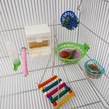 Maxbell 1 Set Bird Parrot Cage Supplies Bird Feeder with Parrot Cage Hanging Toys