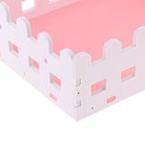Maxbell 1 Pc Small Pet Hamster Hedgehog Parrot Wooden Ladder Platform Fence Pink