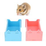 Maxbell Small Animals Hamster Sauna Sand Bath Room Shower Bathing Pool Blue