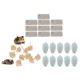 Maxbell 10PC Hamster Rat Chinchilla Rabbit Teeth Grinder Mineral Stone MY35