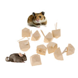 Maxbell 10PC Hamster Rat Chinchilla Rabbit Teeth Grinder Mineral Stone MY35