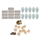 Maxbell 10PC Hamster Rat Chinchilla Rabbit Teeth Grinder Mineral Stone MY35
